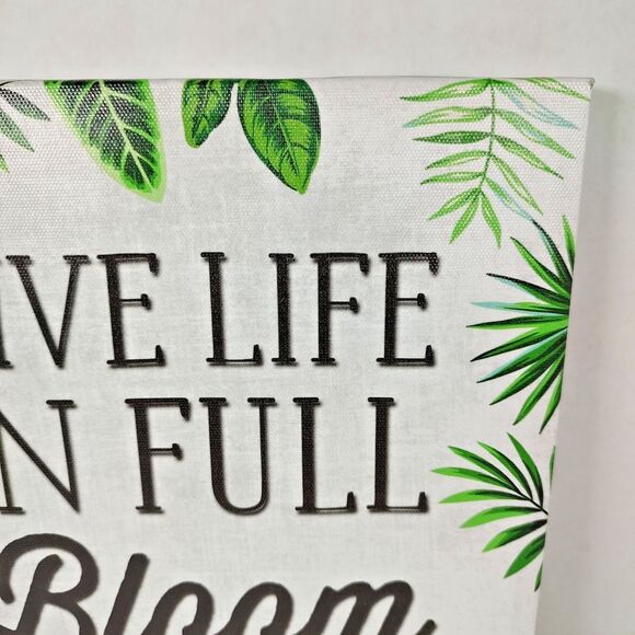 Special Moments Memories Collection Wall Art Live Life Full Bloom Floral 8.5" - Picture 7 of 11